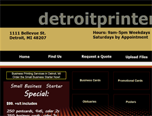 Tablet Screenshot of detroitprinter.net